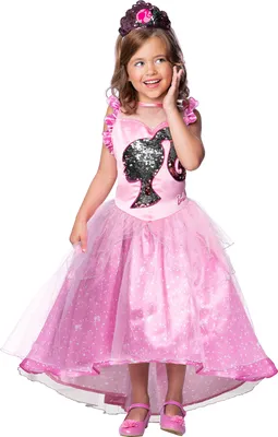 Produktbild von Barbie – Prinzessin Kleid - Halloween Kostüm Kinder Mädchen Kindergröße: 128