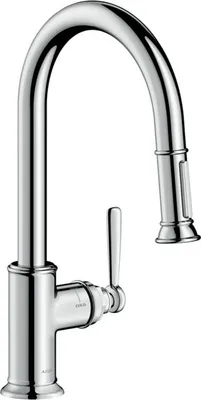 Obrázek produktu pro Dřezová baterie Hansgrohe Axor Montreux chrom s výsuvnou sprchou 165 x, 16581000