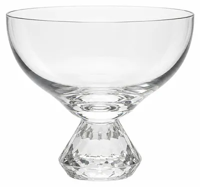 Produktbild von Salatschüssel mit diamantförmigem Fuß, 22,5 × 22,5 × 16,5 cm