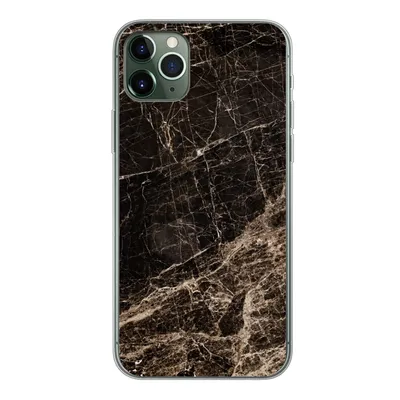 Produktbild von MuchoWow® Handyhülle Schutzhülle Hülle für iPhone 11 Pro Max Marmor - Luxus - Schwarz Silikon Softcase Handy Hülle - Schutz