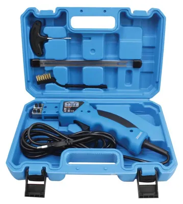 Immagine prodotto di Kit-set utensili da taglio in polistirolo, pvc, pp ed eps con coltello caldo elettrico 150 W, cutter, taglierino termico, lunghezza lama 15 / 20 cm