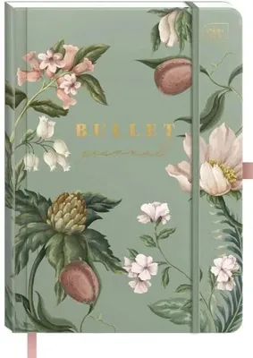 Image de Carnet Bullet Journal A5/240 pages, motif floral - INTERDRUK