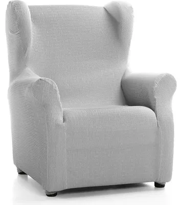 Productafbeelding van ECOMMERC3 Sofaovertrek voor fauteuilbekleding - Kleur: lichtgrijs - antislip en duurzaam