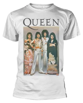 Produktbild von Queen - T-Shirt für Herren/Damen Uni PH4929 (M) (Weiß)