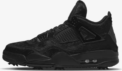 Immagine prodotto di Nike Jordan 4 Retro Golf "Black Cat Pony Hair", CU9981-001, dimensioni: 45,5