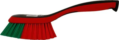 Image de Brosse à main polyvalente Vikan, grande taille (345 mm), poils souples, noire