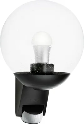 Produktbild von STEINEL L 585 S, Wandbeleuchtung für den Außenbereich, Schwarz, Glas, Kunststoff, IP44, Garten, II