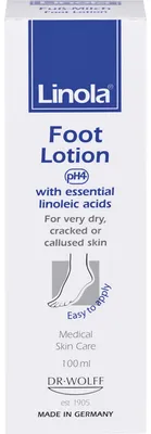 Produktbild von Linola Fuß-Milch bei sehr rissiger, trockener oder verhornter Haut, 100 ml Creme
