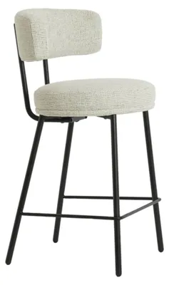 Produktbild von Barhocker HARVIE Crème Mattschwarz Light & Living
