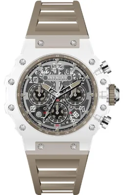 Immagine prodotto di Invicta Racing 69684 Orologio da Uomo - Movimento al Quarzo - Acrilico con Quadrante Argento - 43 mm