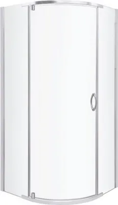 Obrázek produktu pro Sprchový kout 80X80X190 Cm/6 Mm půlkruhový bez sprchové vaničky Splash