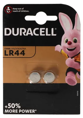 Produktbild von Duracell LR44, V13GA, GPA76, 82, LR1154, 357A, 2er Pack