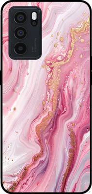Produktbild von Smartphonica Telefon Fall geeignet für Oppo Reno6 Pro mit Marmor-Druck - TPU zurück Abdeckung Fall Marmor-Design - Pink