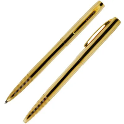 Obrázok produktu pre Fisher Space Pen Cap-O-Matic Space Pen, lakovaná mosadz