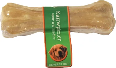 Productafbeelding van Geperst bot 13 cm met banderol Kauwplezier Gebr. de Boon
