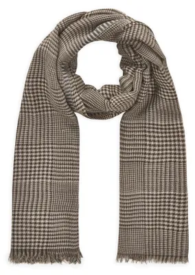 Produktbild von Codello (122) WOVEN SCARF WOOL MIX CHECKS braun-100X180CM BRO2 BRO2 100/180CM
