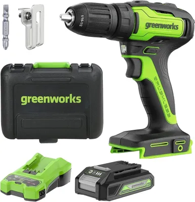 Immagine prodotto di Trapano/avvitatore 24V 2Ah Greenworks GD24DD35K2 - 3704007UA