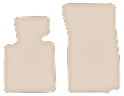 Produktbild von DURBAN Beige Velours-Fußmatten-Set für BMW Z4 E86 Coupé (2002-2008)
