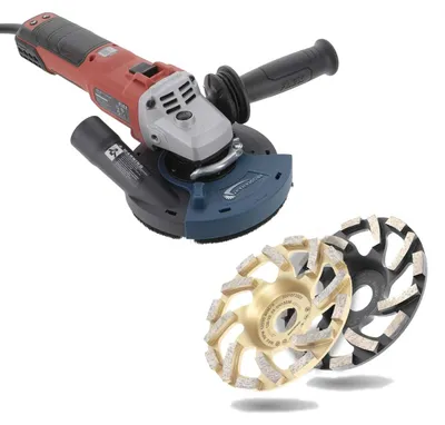 Produktbild von FLEX Betonschleifer-Set 125 mm — FLEX 2000 W, Premium-Absaughaube, ST81 (Beton)