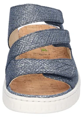 Produktbild von Waldläufer H-Willow Pantolette Blau in Gr. 38.5