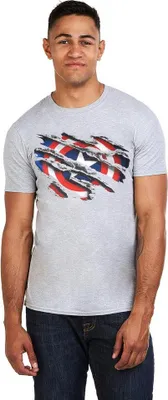 Obrázok produktu pre Captain America - Tričko s logom pre chlapcov TV462 (152-158) (Biela)