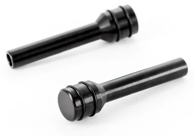 Obrázek produktu pro Knoflík dveřního zámku z hliníkové slitiny, univerzální, nerezový, stylový, pro vnitřní dveře, náhradní táhlo, černý