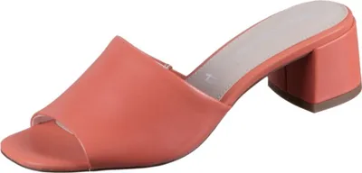 Produktbild von Tamaris Damen Sommer Flipflops aus orangefarbenem Naturleder Modell 12720442606
