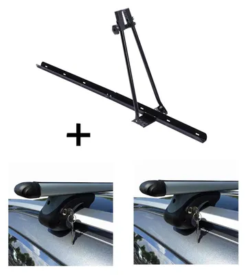 Produktbild von Fahrradträger ORION + Relingträger VDP L120 kompatibel mit für Audi A4 Avant 96-07
