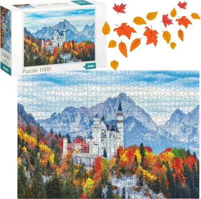 Zdjęcie produktu dla Puzzle Zamek Neuschwanstein 1000 Elementów Do Ułożenia Dla Całej Rodziny
