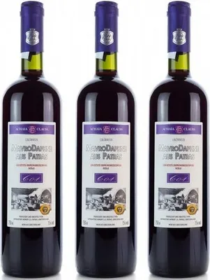 Produktbild von 3x750ml Mavrodaphne Rotwein Imperial 15% Vol. griechischer Dessertwein Set