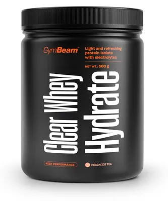 Produktbild von GymBeam - Clear Whey Hydrate, 500 g, Pfirsich Eistee