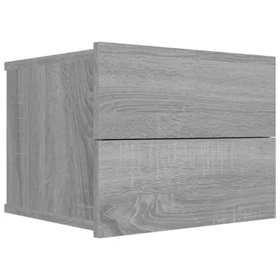 Immagine prodotto di vidaXL Comodino Grigio Sonoma 40x30x30 cm Materiale a base di legno