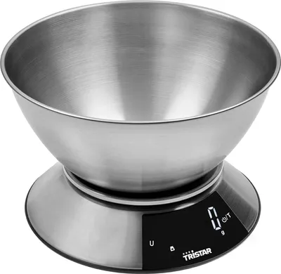 Immagine prodotto di Bilancia da cucina digitale con ciotola, capacità 5 kg