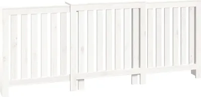Obrázok produktu pre vidaXL Obloženie radiátora biele 210x21x85 cm Masívne borovicové drevo
