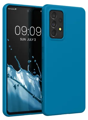 Produktbild von kwmobile Handyhülle für Samsung Galaxy A53 5G Hülle - TPU Case - Kabelloses Laden - Schutzhülle Cover in Karibikblau