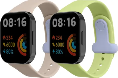 Produktbild von kwmobile 2x Sportarmband kompatibel mit Xiaomi Redmi Mi Watch Lite 3 / Redmi Watch 3 Armband - Fitnesstracker Band Set aus TPU Silikon