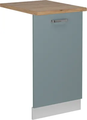 Image de Façade de lave-vaisselle Vicco R-Line Bleu-gris 45cm , PT Chêne, Model 54980