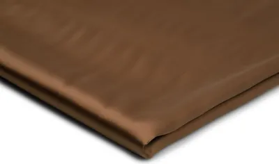 Produktbild von Satin dick mit Elasthan, Dekostoff, Hellbraun, 50 x 150 cm