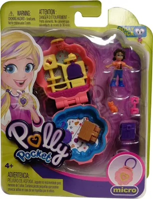 Obrázok produktu pre Mattel Polly Pocket GFM52 Mikro hracia súprava mačka Shani s príslušenstvom