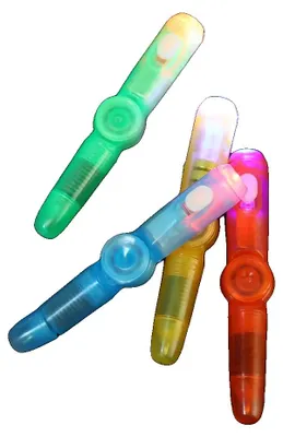 Obrázek produktu pro LED propisky pro úzkost, otočný design, svítí ve tmě, 24 kusů, náhodná barva
