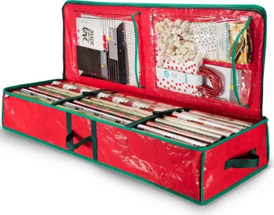 Produktbild von Geschenkpapier Aufbewahrung, Oxford Aufbewahrungstasche fš¹r Geschenkpapier Organizer, Aufbewahrung fš¹r Geschenkpapier Geschenkband Geschenkpapier Organizer