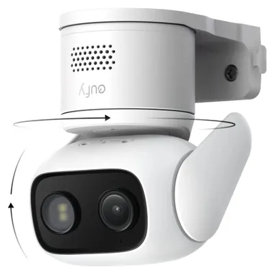 Produktbild von Eufy C31, IP-Sicherheitskamera, Innen & Außen, Kabelgebunden, Zimmerdecke, Weiß, Schwarz, Turret