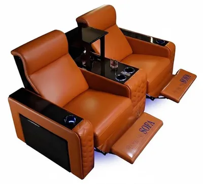 Produktbild von 2-Sitzer Relaxsessel Modernes Design Sessel mit USB-Ladeanschluss