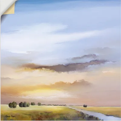 Produktbild von ARTland Wandbild, selbstklebend Landschaft III Größe: 100x100 cm
