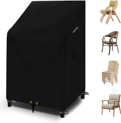 Image de Housse de protection imperméable pour chaise de jardin, avec protection UV