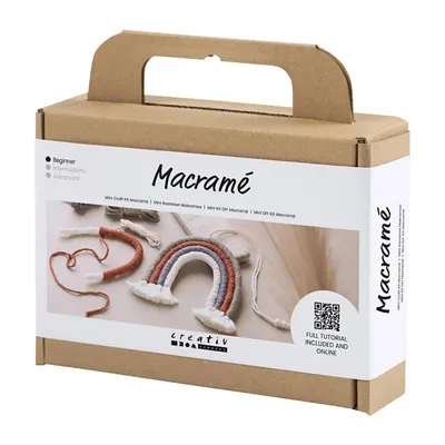Obrázek produktu pro Creativ Company Mini hobby sada macrame rainbow