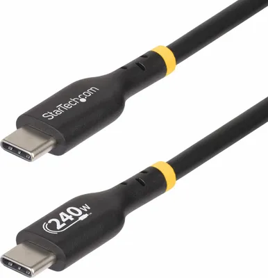Obrázek produktu pro StarTech.com USB2EPR2M, 2 m, USB C, USB C, USB 2.0, 0,48 Gbit/s, Černá