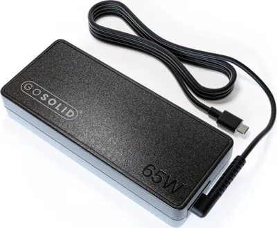 Image de GO SOLID! Chargeur 65W Lenovo Thinkpad E14 E15 X13 L13 L14 L15 T14 T15 Gen 1 2 3 T14s R14 P51s P52s P43s P53s P14s P15s Ordinateur portable