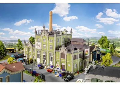 H0 Brauerei Peschl, Modellbauset, Kunststoff, mehrteilig