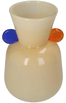 Immagine prodotto di Vaso in vetro beige, collezione HD, dimensioni 17,5x16x25 cm
